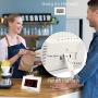 Retekess T114 Restaurant Pager System,Caregiver Paging System,3 LED Large Screen Display,1 Watch Pager,10 Emergency Call Buttons for Clinic,Cafe,Hotel