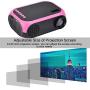 LED Projector,Portable Handheld Projector Mini HD 1080P Home Theater Projector,24-60 inch Projection Screen,for Family Entertainment(US)