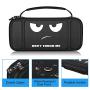 Fintie Carry Case for Nintendo Switch Lite 2019 - [Shockproof] Hard Shell Protective Cover Bag with 15 Game Card/2 Micro SD Card Slots, Inner Pocket for Switch Lite Console & Accessories, Dont Touch
