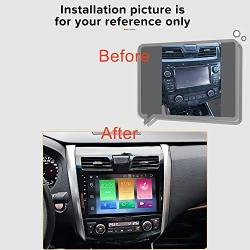 SYGAV Android Car Stereo for 2013-2015 Nissan Altima Radio with Carplay Android Auto 10.2 inch Touch Screen GPS Sat Navigation 10.2 Inch Head Unit
