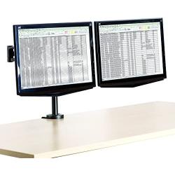 Fellowes Professional Series Depth Adjustable Dual Monitor Arm (8041701), Black