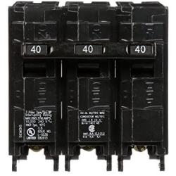Q340 40-Amp Three Pole Type QP Circuit Breaker