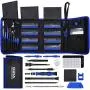ORIA Precision Screwdriver Set (New Version), 142 in 1 with 120 Bits Mini Magnetic Screwdriver Kit Repair Tool Kit with Portable Bag for Electronic PC Computer iPhone MacBook Jewelers Game Console