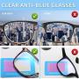 ZENOTTIC Anti Blue Light Glasses Blue Light Blocking Reading Glasses Stylish Leopard Glasses Anti Eyestrain for Women