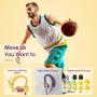 Mpow Flame Bluetooth Headphones V5.0 IPX7 Waterproof Wireless headphones, Bass+ HD Stereo Wireless Sport Earbuds, 7-9Hrs Playtime, cVc6.0 Noise Cancelling Mic for Home Workout, Running, Gym GoldPurple