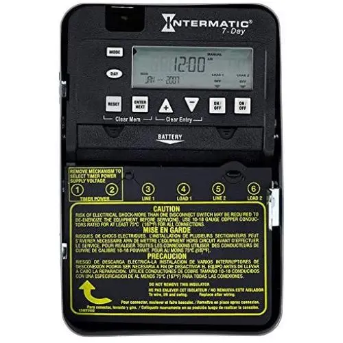 Intermatic ET1725C Time Switch, Gray