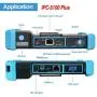 Rsrteng IP Camera Tester, IPC-5100 Plus 8MP AHD CVI TVI CVBS IP Camera Test 4K HD Display Video Monitor 5inch IPS Touch Screen IPC Tester Support POE PTZ WiFi RS485 HDMI & VGA Input DC12V Output