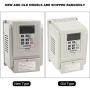4.4 kW VFD Drive Inverter, 220V AC Single-Phase Variable Frequency Drive Inverter, Walfront VFD Speed Controller Inverter for 3-Phase Motor