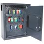 DuraBox 40 Keys Steel Safe Cabinet with Digital Lock - Electronic Key Safe with Drop Slot for Key Returns and Safe Storage (Dark Grey)