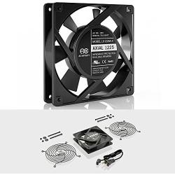 AC Infinity AXIAL 1225, Quiet Muffin Fan, 120V AC 120mm x 25mm Low Speed, UL-Certified for DIY Cooling Ventilation Exhaust Projects