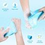 Lsnisni Silicone Bath Body Brush, Body Back Scrubber with Handles for Shower, Extra Long Lengthen 30 inches, Dual-Side Comfortable Massage for Shower