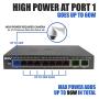 BV-Tech 10 Port PoE/PoE+ Switch (8 PoE+ Ports | 2 Gigabit Ethernet Uplink) – 96W – 802.3af/at| POE-SW811
