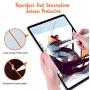 BERSEM[2 Pack]Paperfeel Screen Protector Compatible with iPad Pro 12.9 (2020 & 2018 Models Without Home Button),Compatible with iPad pro 12.9 Matte PET Film for Drawing Anti-Glare and Paperfeel