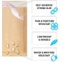 Amiff Natural Kraft Bubble mailers 8.5 x 11 Pack of 25 Kraft Paper Cushion envelopes. Brown Padded envelopes 8 1/2 x 11. Peel and Seal. Mailing, Shipping.