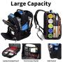 Extra Large 50L Travel Laptop Backpack with USB Charging Port Fit 17 Inch Laptops for Men Women