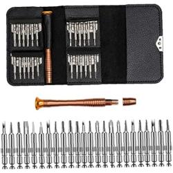 Aisoway 25 in 1 Screwdriver Multifunctional Torx Opening Repair Tool for Watch Glasses Phones Tablet Electronic Product
