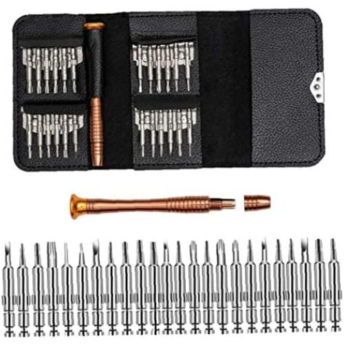 Aisoway 25 in 1 Screwdriver Multifunctional Torx Opening Repair Tool for Watch Glasses Phones Tablet Electronic Product
