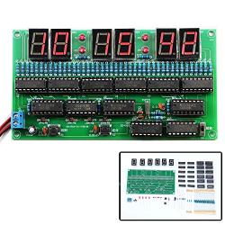 DIY Electronic Clock kit 6 bit Digital Circuit Clock Production kit Skill Contest Training Materials for Adults