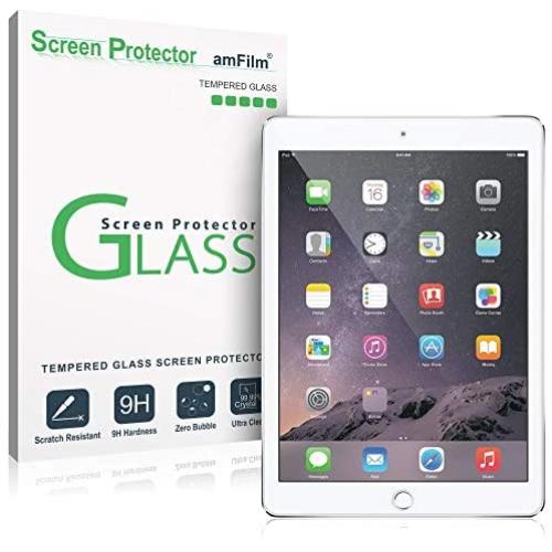 amFilm Glass Screen Protector for iPad 9.7 6th Gen, 5th Gen, iPad Pro 9.7, iPad Air, Air 2, Tempered Glass, Apple Pencil Compatible