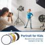 Etekcity 24'' (60cm) 5-in-1 Photography Reflector Light Reflectors for Photography Multi-Disc Photo Reflector Collapsible with Bag - Translucent, Silver, Gold, White and Black