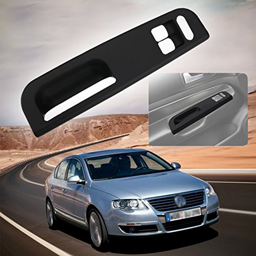 Door Window Switch Control Panel Bezel for VW MK4 Golf Jetta Bora Passat B5 2 Door Black