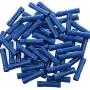 AIRIC Blue Butt Connectors Crimp 100pcs 16-14AWG Butt Connector Fully Insulated PVC Butt Splice Wire Connectors, 16-14 Gauge