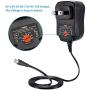 Belker 12W Universal 3V 4.5V 5V 6V 7.5V 9V 12V AC DC Adapter Power Supply for Household Electronics Router Speaker Smart Phone Tablet CCTV IP Camera - 1A 1000mA Amp Max.