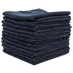 Dry Rite Best Magic Microfiber Cloth - Professional Series Cleaning Towels for Kitchen, Bath, Auto Detailing, TV, Glass, Mirrors - No Scratch, Lint and Streak Free. Use Wet/Dry 12''x12'' 1 Dozen