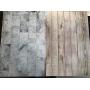 2 Pieces Pack Double Sided Background 4 Patterns: Food Photography Backdrop Gourmet Blogger Shot Cosmetic Makeup Photo Flat Lay Backdrop ins Style Marble Textures Board Rustic Grunge Wood Background