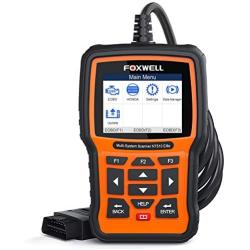 FOXWELL NT510 Elite OBD2 Code Reader for Honda Acura Automotive Scan Tool All System Bi-Directional Diagnostics Scanner ABS SRS Transmission Auto Bleed SAS TPMS EPB Oil Reset (Enhanced Version)