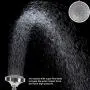 Emoly High Pressure Showerhead, Upgraded Fixed Showerhead (5 Spray Settings), Adjustable Metal Swivel Ball Joint, Multi-Functional Bathroom Showerhead 4 inch High Flow Shower Head