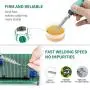Miuzei PCB Board Prototype Kit for Electronic Projects, Circuit Solder Double-Side Board with 40 Pin 2.54 mm Male to Female Headers Connector, 2P&3P Screw Terminal Block, Solder Flux, Solder Wire