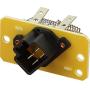 AIP Electronics HVAC Blower Motor Resistor AC Heater Switch Control Compatible Replacement For 1996-2004 Ford Mazda and Lincoln V8 Rear Oem Fit BMR109
