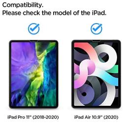 Spigen Tempered Glass Screen Protector [Glas.tR EZ Fit] Designed for iPad Air 4 10.9 inch (2020) / iPad Pro 11 inch (2020/2018) [9H Hardness/Case-Friendly]