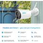 Outdoor Security Camera System Wireless, Solar Battery Powered, 1080p Wirefree Waterproof 2-Way Audio Night Vision w/ PIR Motion Sensor, Support Alexa/Google Assistant/Local SD, Argus Eco+Solar Panel