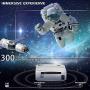 [Full HD Native 1080P Projector with 100Inch Projector Screen] 7500Lumens LCD Projector Full HD Projector Max 300'' Display, Compatible with TV Stick, HDMI, AV VGA, PS4, Smartphone for Outdoor Movies