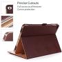 ProCase iPad 9.7 Case (Old Model) 2018 iPad 6th Generation / 2017 iPad 5th Generation Case - Stand Folio Cover Case for Apple iPad 9.7 inch, Also Fit iPad Air 2 / iPad Air –Brown