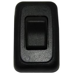 American Technology Components Single SPST On-Off Switch with Bezel, 12-Volt, for RV, Trailer, Camper (Black)