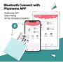 Phomemo M02 Pocket Printer- Mini Bluetooth Wireless Portable Mobile Printer Thermal Printer Compatible with iOS + Android for Learning Assistance, Study Notes, Journal, Fun, Work, Ice Cream Green