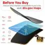 Gesobyte Amplified HD Digital TV Antenna Long 200 Miles Range - Support 4K 1080p Fire tv Stick and All Older TVs - Indoor Smart Switch Amplifier Signal Booster - 18ft Coax HDTV Cable/AC Adapter