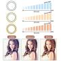 UBeesize 10'' Selfie Ring Light with 50'' Extendable Tripod Stand & Flexible Phone Holder for Live Stream/Makeup/YouTube Video