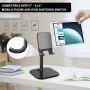Cell Phone Stand,Doboli Phone Stand for Desk,Phone Holder Stand Compatible with iPhone and All Mobile Phones Tablet Black