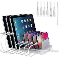 USB-C Charger Station, SooPii Premium 70W 7-Port Charging Station with One 30W Power Delivery Port Compatible with MacBook Pro/Air, iPad Pro, S10, and 6 USB Ports for Phones, Tablets, Laptops