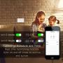 MOES WiFi Smart Light Switch,4 Gang No Screw Panel Smartlife/Tuya App Wireless Remote Control in-Wall Switch Timer for Lights,Compatible with Alexa,Google Home,No Hub Required