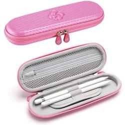 Koonice Premium Pencil Holder Case fits Apple Pencil 1 and 2 (Pink)