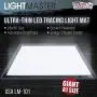 US Art Supply Lightmaster Giant 45-1/4'' Diagonal (A1) 26 3/4'' x 36 3/4'' LED Lightbox Board- 12-Volt Super-Bright Ultra-Thin 3/8'' Profile Light Box Pad with 110V AC Power Adapter & Dimmable LED Lamps