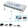 YINGLUN 5x1 HDMI Switch Support Full HD 1080P and 3D with IR Wireless Remote and AC Power Adapter HDMI1.4（5 inputs 1 output