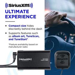 SiriusXM SXV300v1 Connect Vehicle Tuner Kit for Satellite Radio with Free 3 Months Satellite and Streaming Service