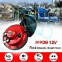 LLZ 12V car Horn kit, Unique Shape, Super Loud Sound decibels, Strong and Durable, can be Used for locomotives, Cars, Trucks, etc. (1PCS)