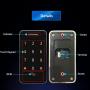 Touch Keypad Cabinet Lock Electronic Cabinet Lock Kit Set with RFID Keys & 5V DC Power Port Backup for Jewelry Box Baby Proof Closet Medicine Cabinet Cupboard